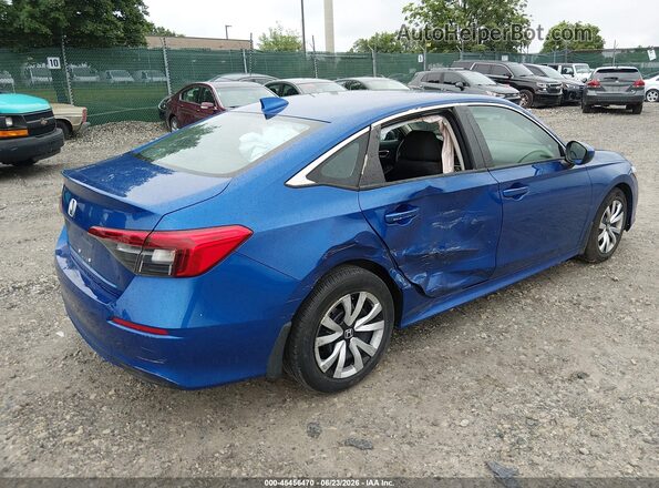 2HGFE2F2XNH596271 2022 HONDA CIVIC Blue Հետևի աջ