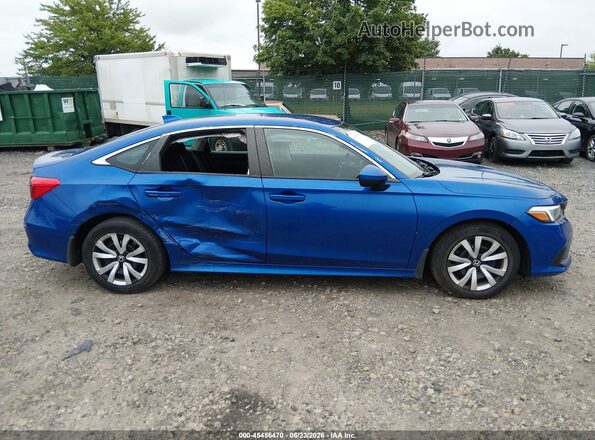 2HGFE2F2XNH596271 2022 HONDA CIVIC Blue Սալոնի հետևի տեսք