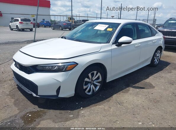 2HGFE2F2XTH501785 2026 HONDA CIVIC White Передня ліва чверть