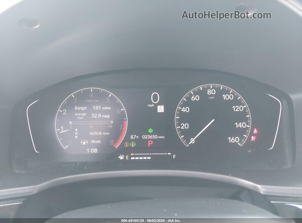 2HGFE2F2XTH501785 2026 HONDA CIVIC White Вид задніх сидінь