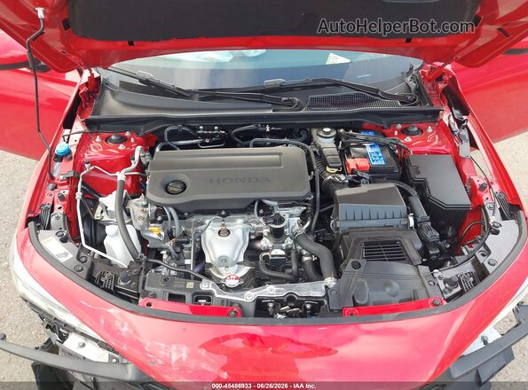 2HGFE2F2XTH588765 2026 HONDA CIVIC Красный Вид сзади