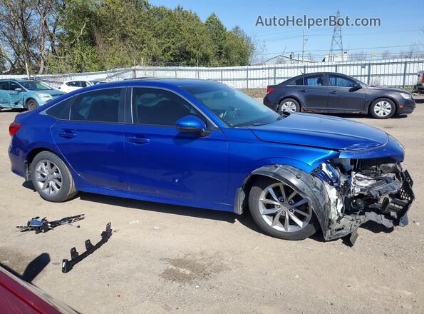 2HGFE2F33NH130366 2022 HONDA CIVIC Blue წინა მარჯვენა