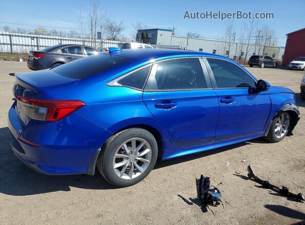 2HGFE2F33NH130366 2022 HONDA CIVIC Blue უკანა მარჯვენა
