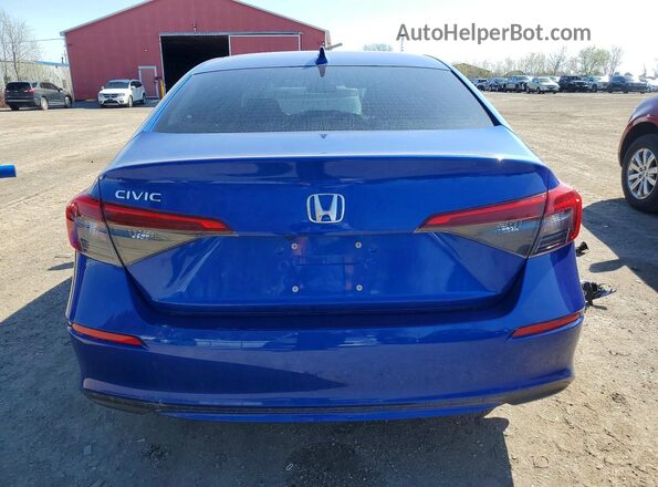 2HGFE2F33NH130366 2022 HONDA CIVIC Blue უკანა ხედი