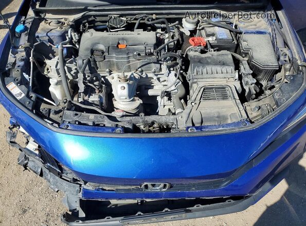 2HGFE2F33NH130366 2022 HONDA CIVIC Blue უკანა სალონის ხედი