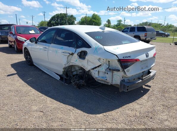 2HGFE2F50NH555688 2022 HONDA CIVIC White უკანა მარცხენა