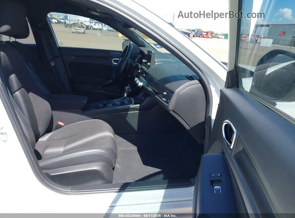2HGFE2F50NH555688 2022 HONDA CIVIC White წინა სალონის ხედი