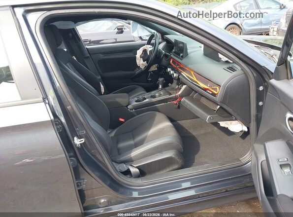 2HGFE2F50NH563788 2022 HONDA CIVIC Gray Front interior view