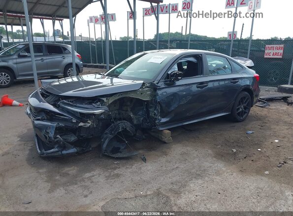 2HGFE2F50NH563788 2022 HONDA CIVIC Gray Front left