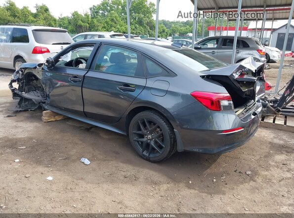 2HGFE2F50NH563788 2022 HONDA CIVIC Gray Rear left