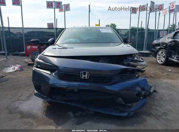 2HGFE2F50NH563788 2022 HONDA CIVIC Gray Front view