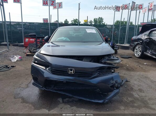 2HGFE2F50NH563788 2022 HONDA CIVIC Gray Rear interior view