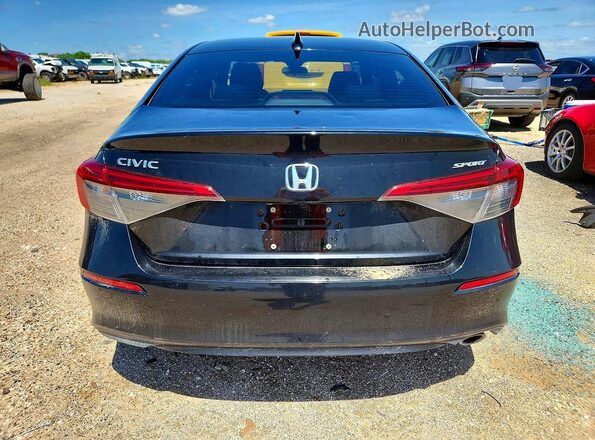 2HGFE2F50NH568781 2022 HONDA CIVIC Black Հետևի տեսք