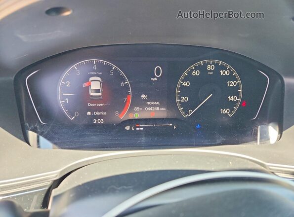 2HGFE2F50NH568781 2022 HONDA CIVIC Black Սարքավորումների վահանակի տեսք