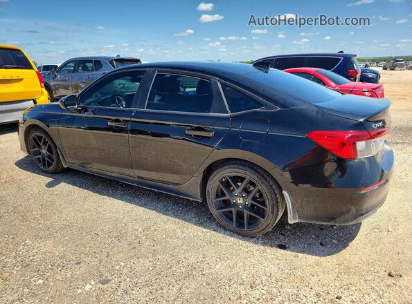 2HGFE2F50NH568781 2022 HONDA CIVIC Black Հետևի ձախ