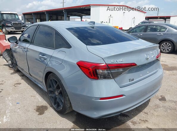 2HGFE2F50NH574113 2022 HONDA CIVIC Blue Հետևի ձախ