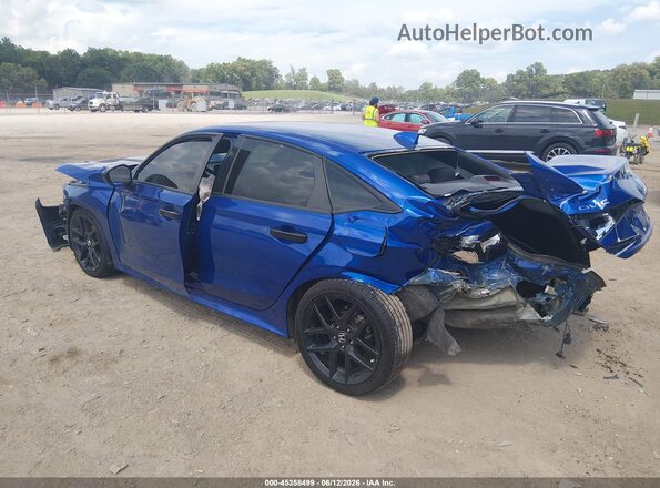 2HGFE2F50NH578789 2022 HONDA CIVIC Blue უკანა მარცხენა