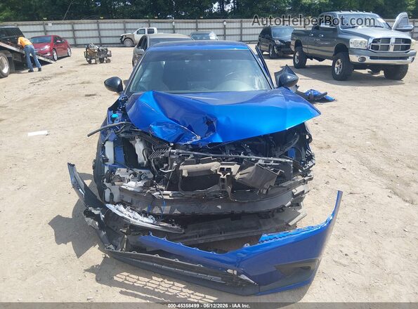 2HGFE2F50NH578789 2022 HONDA CIVIC Blue ხელსაწყოთა პანელის ხედი