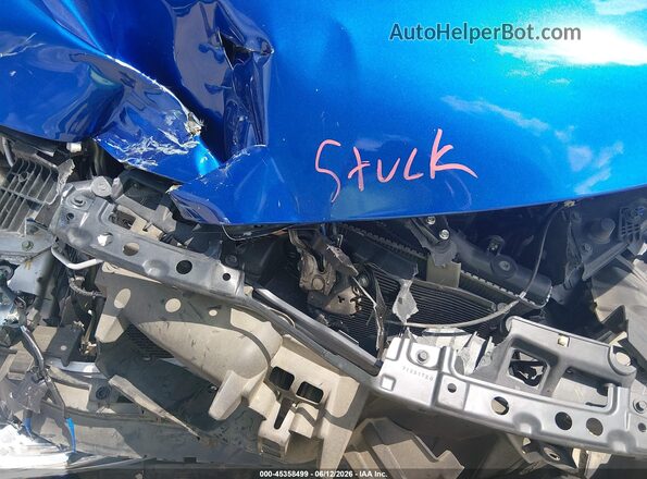 2HGFE2F50NH578789 2022 HONDA CIVIC Blue უკანა ხედი