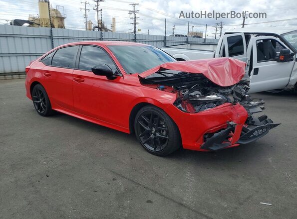 2HGFE2F50NH599089 2022 HONDA CIVIC Red Delantero derecho