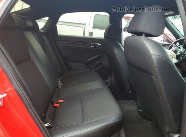 2HGFE2F50NH599089 2022 HONDA CIVIC Red Vista de los asientos traseros