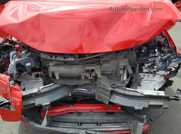 2HGFE2F50NH599089 2022 HONDA CIVIC Red Vista interior trasera