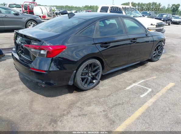 2HGFE2F50NH600435 2022 HONDA CIVIC Black Trasero derecho