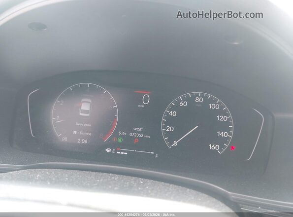 2HGFE2F50PH505926 2023 HONDA CIVIC Black უკანა სავარძლების ხედი