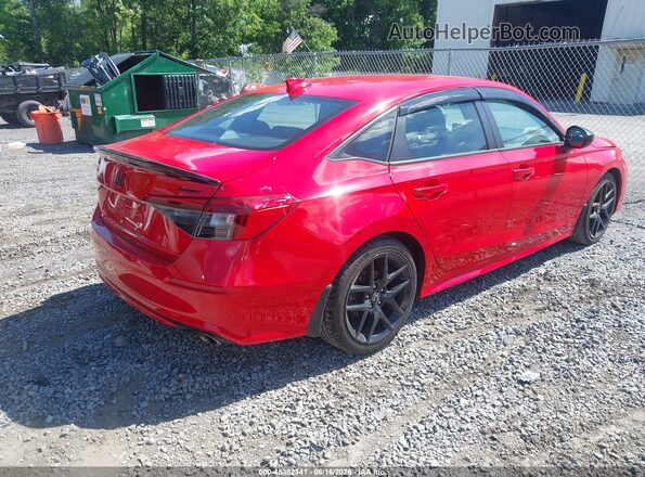 2HGFE2F50PH525769 2023 HONDA CIVIC Красный Задняя правая четверть