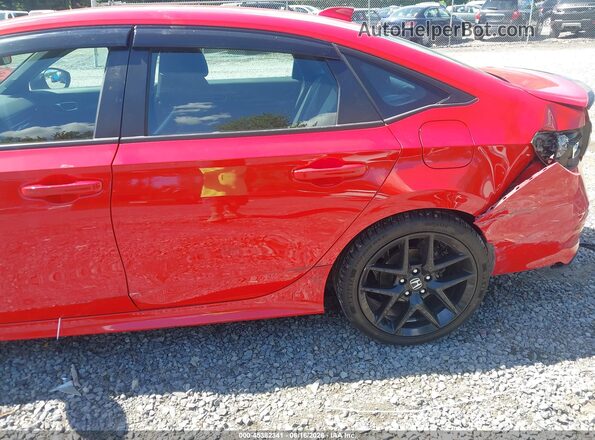 2HGFE2F50PH525769 2023 HONDA CIVIC Красный Вид спереди