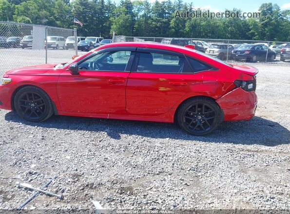 2HGFE2F50PH525769 2023 HONDA CIVIC Красный Панорамный вид салона 360°