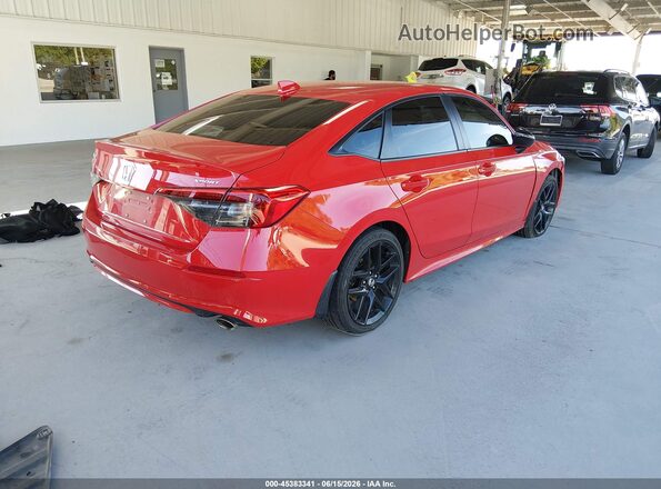 2HGFE2F50PH533001 2023 HONDA CIVIC Red Trasero derecho