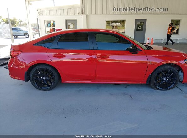 2HGFE2F50PH533001 2023 HONDA CIVIC Red Vista interior de 360 grados