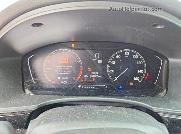 2HGFE2F50RH505668 2024 HONDA CIVIC Black Սարքավորումների վահանակի տեսք