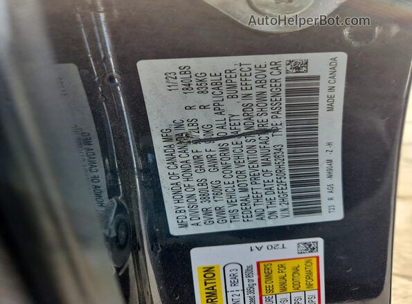 2HGFE2F50RH526343 2024 HONDA CIVIC Charcoal 