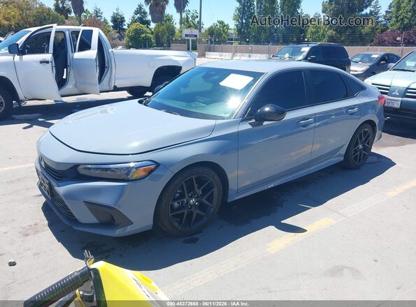 2HGFE2F50RH529582 2024 HONDA CIVIC Gray Przód lewy