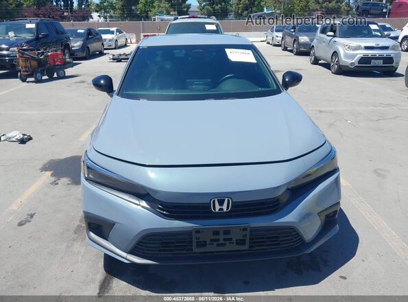 2HGFE2F50RH529582 2024 HONDA CIVIC Gray Widok wnętrza z tyłu