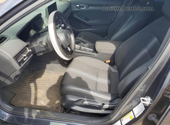 2HGFE2F50RH539898 2024 HONDA CIVIC Charcoal Widok wnętrza z przodu