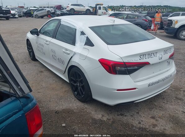 2HGFE2F50RH554787 2024 HONDA CIVIC Белый Задняя левая четверть