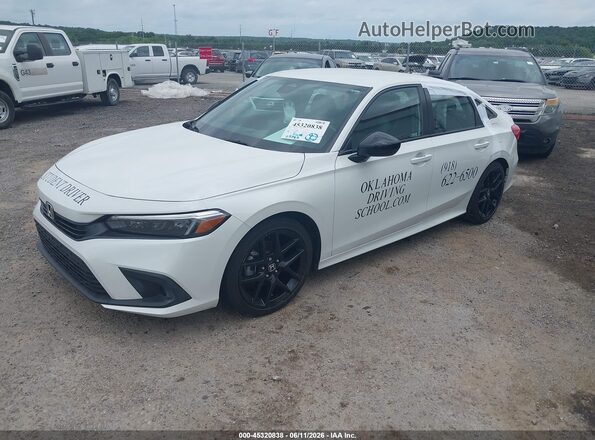 2HGFE2F50RH554787 2024 HONDA CIVIC Белый Передняя левая четверть