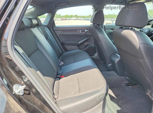 2HGFE2F50RH569886 2024 HONDA CIVIC Black Widok tylnych siedzeń