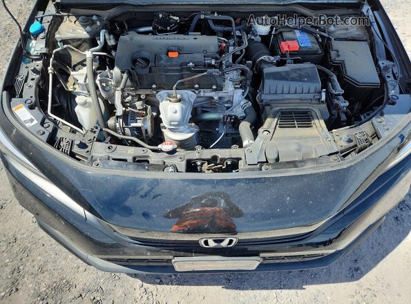 2HGFE2F50RH569886 2024 HONDA CIVIC Black Widok wnętrza z tyłu