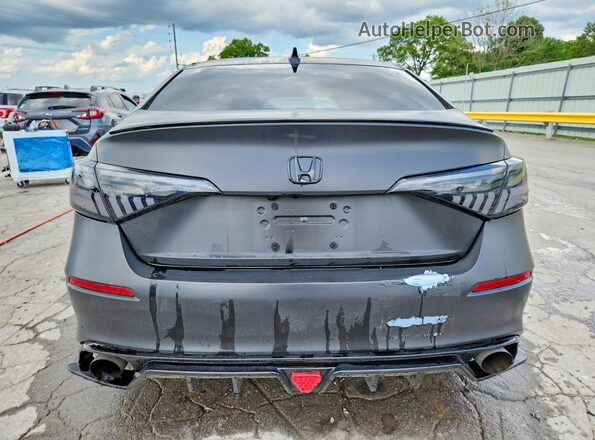 2HGFE2F50RH570570 2024 HONDA CIVIC Black უკანა ხედი