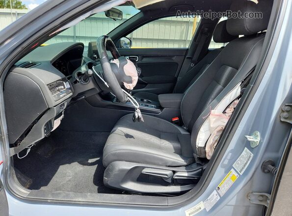 2HGFE2F50RH570570 2024 HONDA CIVIC Black წინა სალონის ხედი