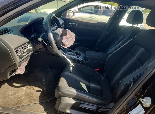 2HGFE2F50SH103560 2025 HONDA CIVIC Black Front interior view