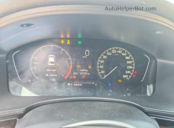2HGFE2F50SH103560 2025 HONDA CIVIC Black Instrument cluster view