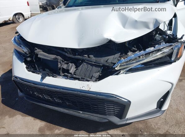2HGFE2F50SH526087 2025 HONDA CIVIC White Դիմացի տեսք