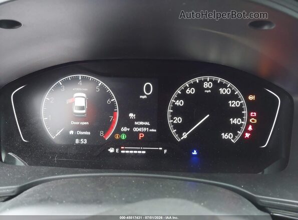 2HGFE2F50SH584975 2025 HONDA CIVIC Gray Widok tylnych siedzeń