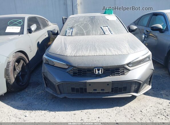 2HGFE2F50SH584975 2025 HONDA CIVIC Gray Widok zestawu wskaźników