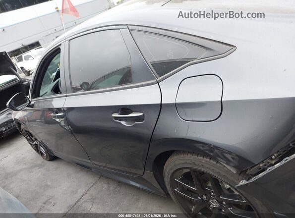 2HGFE2F50SH584975 2025 HONDA CIVIC Gray Widok wnętrza 360 stopni